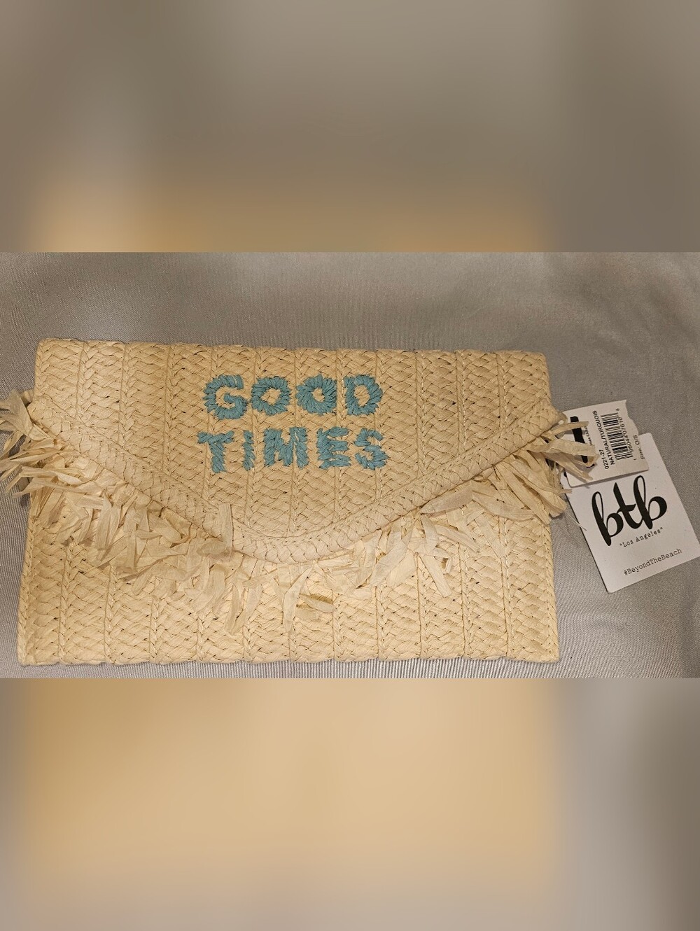 BTB Los Angeles Good Times woven Clutch